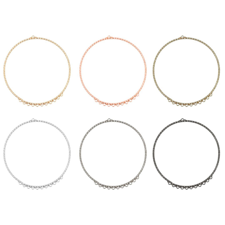 Designer Hoop 11 Naka Bali | Size : 68mm | 10pcs | EF24