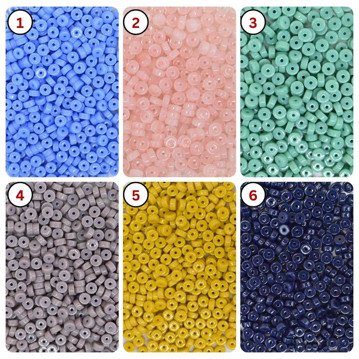 Round Glass Beads | Size : 6mm