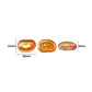 Sunburst Glass Square Beads | Size : 16mm | Qty : 1per line-approx 50pcs | GB14