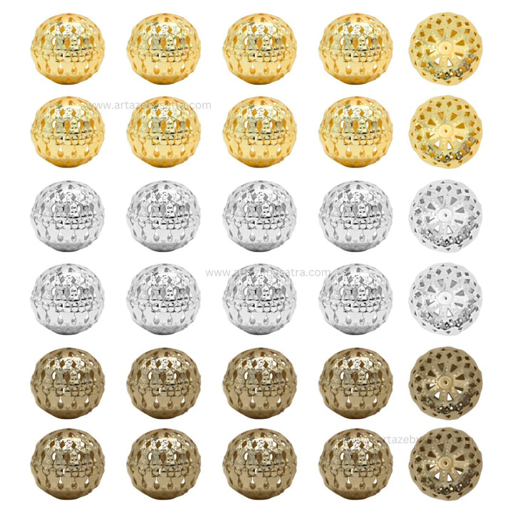 Designer Metal Balls | Size : 20,24mm | Qty : 500g