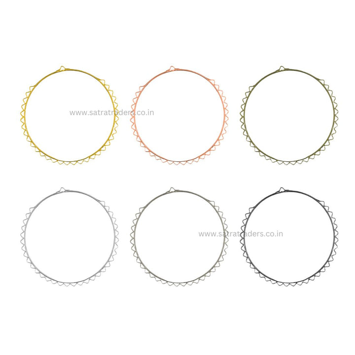 Earring Base 34 Naka Bali | Size : 70mm | 10pcs | EF54