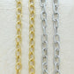 Aluminium Chain | Size : W-13mm H-18mm | Qty : 1mtr | JT-19-35-5