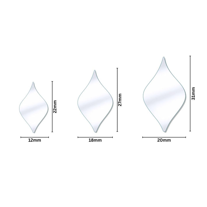 Leaf Shape Mirror | Qty : 200grms