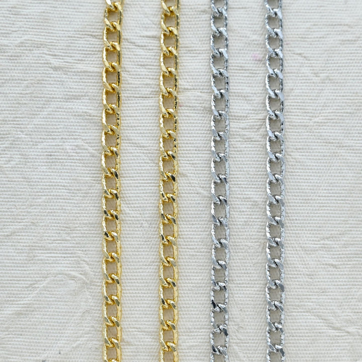 Aluminium Chain | Size : W-6mm H-9mm | Qty : 1mtr | JT-14-43-8