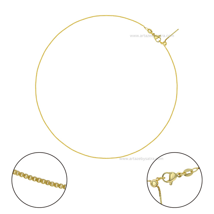 Ready Brass Chain (18K Polished) | Qty : 1pc | RC21