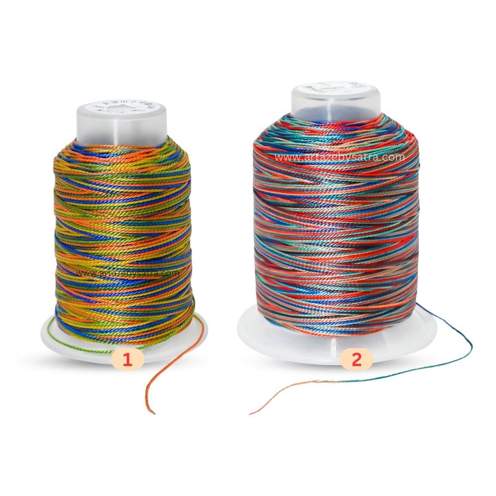 Decorative Thread | Size : 0.45mm | Qty : Approx 100mtr per roll