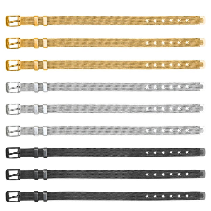 Plain Steel Mesh Bracelet Adjustable | Qty : 1pc | B14