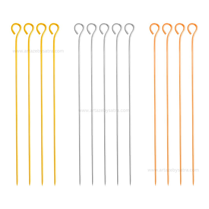 Hijab Pins | Needles | Size : 48mm | Qty : 100pcs | BF61