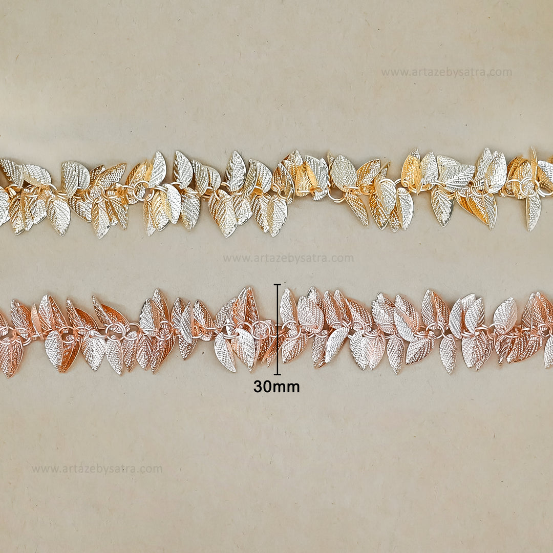 Leaf Shape Iron Chain | Qty : 1mtr | IC29