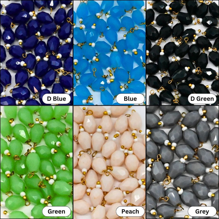 Lariya Drop Shape Beads | Size : 13mm | 50pcs