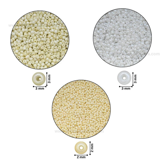 Pearl Finish Round Seed Beads | SB02