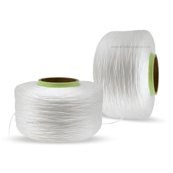White Jewelry Elastic Thread  | Size : 0.5mm | Qty : 4000mtr Roll | WT20