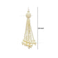 Cream Pearl Beaded Tassels | Size : 3.5inch | Qty : 5pcs | T20