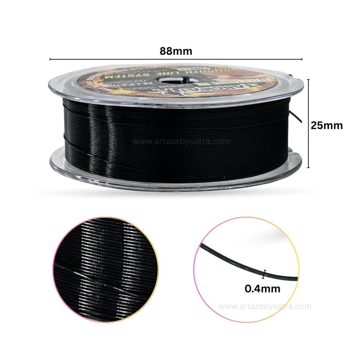 Tangus Thread (High Quality) | Size : 0.5mm | Qty : 100mtr per roll