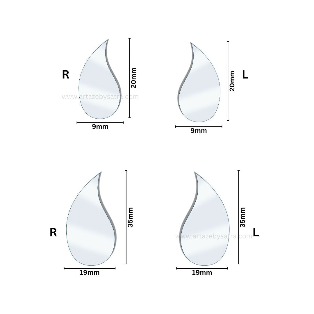 Leaf Shape Mirror | Qty : 200grms