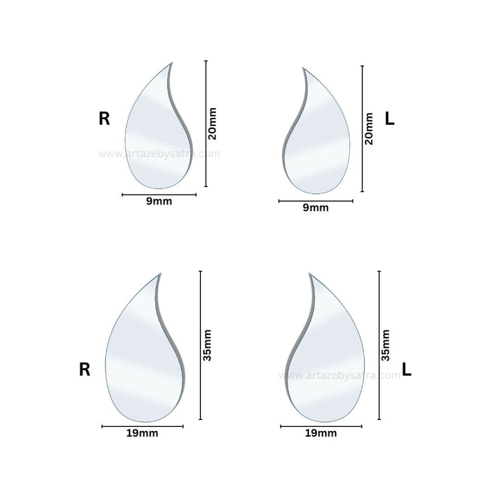 Leaf Shape Mirror | Qty : 200grms