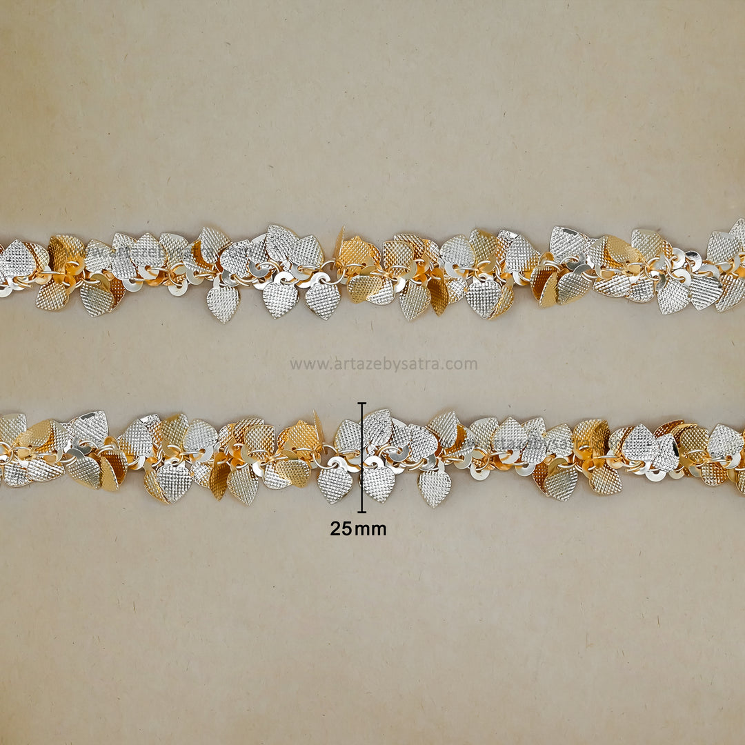 Petal Shape Iron Chain | Qty : 1mtr | IC30