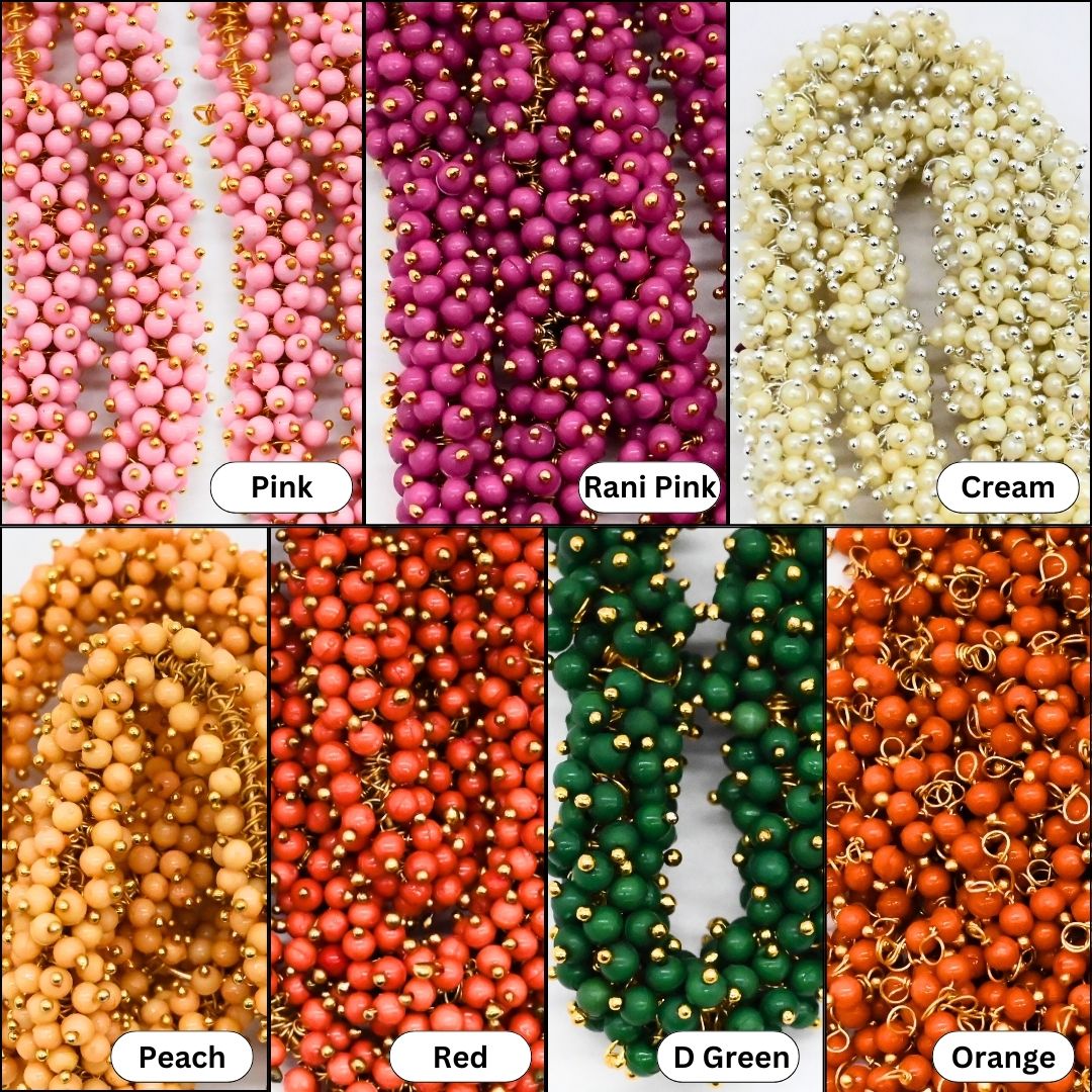 Bunch Lariya Beads | Size : 4mm | 100g