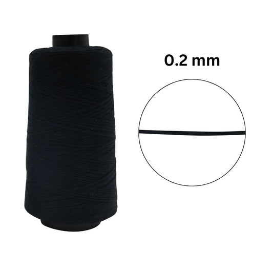 Cotton Poly Thread | Size : 0.2mm | Qty : 300-400mtr | WT15