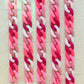 Two tone Acrylic Mask Chain | Size : H-17mm W-22mm | Qty : 1mtr | AC13
