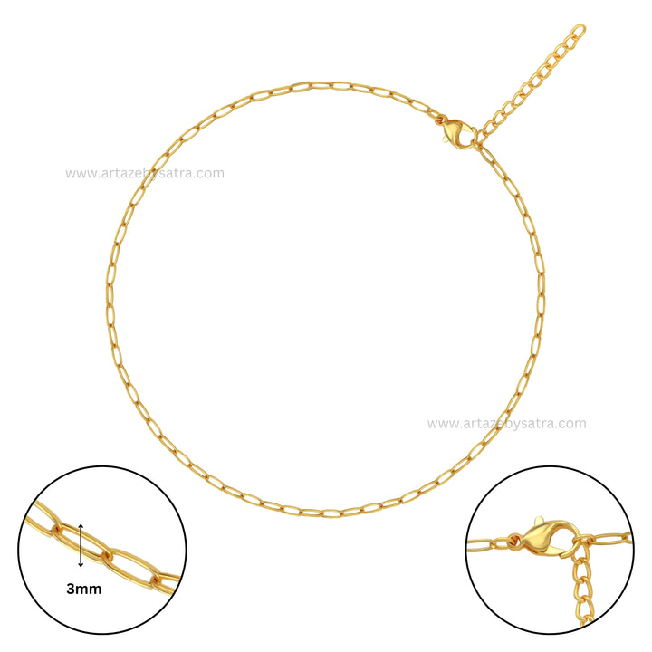 Iron Chains (Indian Polish) | Size : 20inch | Qty : 5pcs | RC05