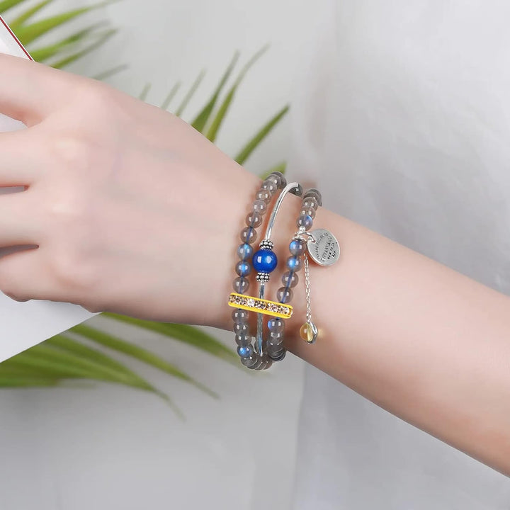 Rectangle 3 Hole Crystal Spacer Bar Link Connectors | 25pcs | BF223