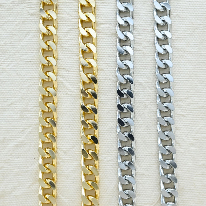Aluminium Chain | Size : W-10mm H-14mm | Qty : 1mtr | JT-19-35-12