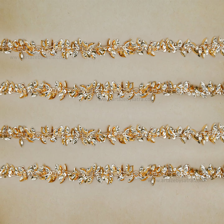 Small Leaves Shape Iron Chain | Qty : 1mtr | IC32