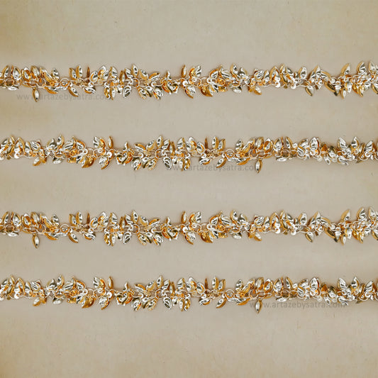 Small Leaves Shape Iron Chain | Qty : 1mtr | IC32