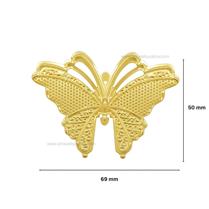 Butterfly Metal Art | Size : 50mm | 20pcs | F-6-12 | MA06