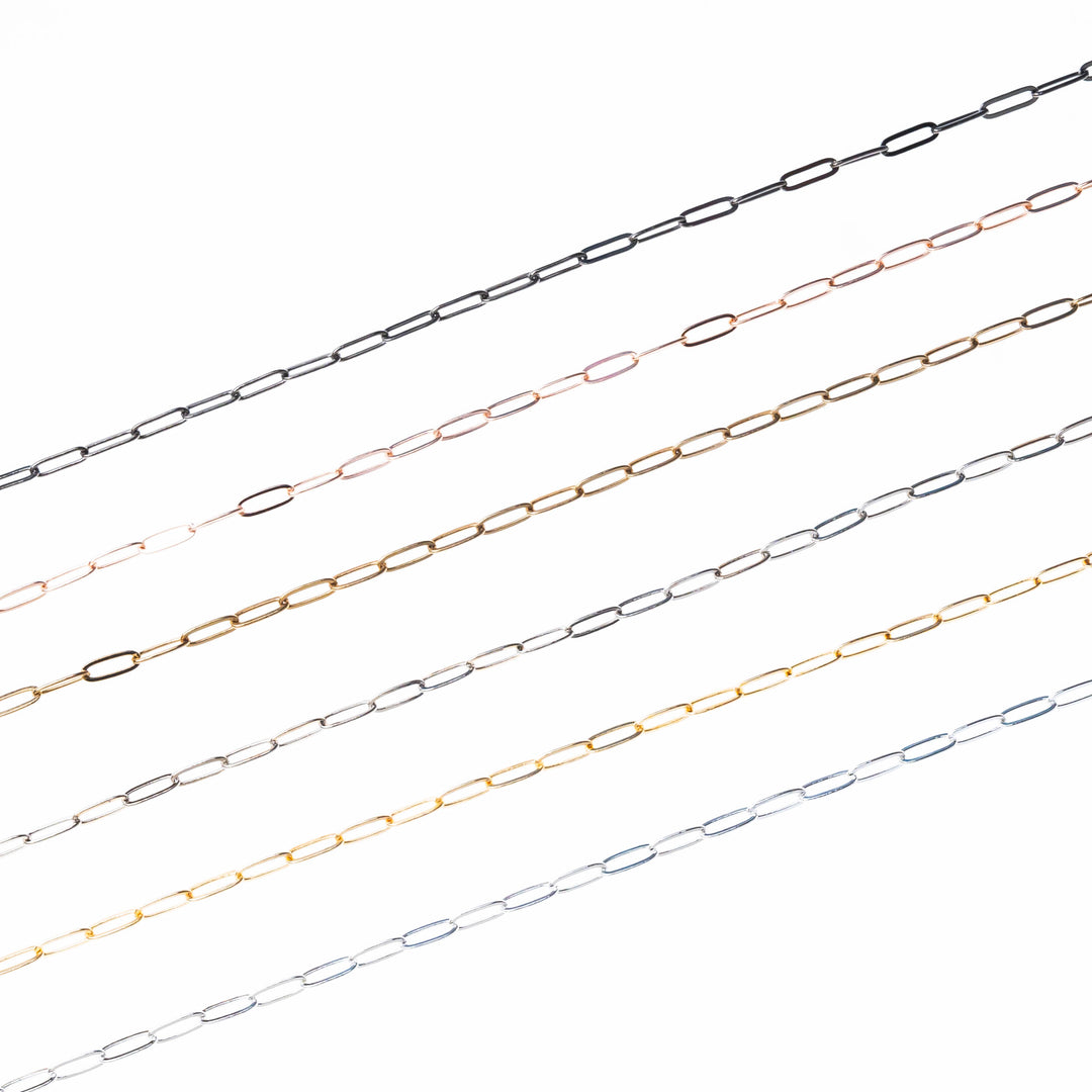 Iron Chain (Indian Plating) | Size:4x10mm | 100grm | IP07