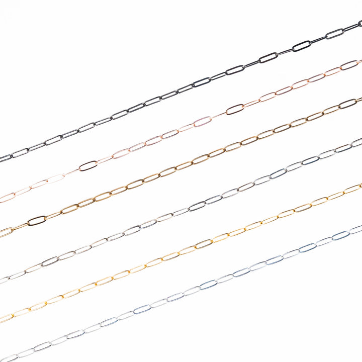 Iron Chain (Indian Plating) | Size:4x10mm | 100grm | IP07