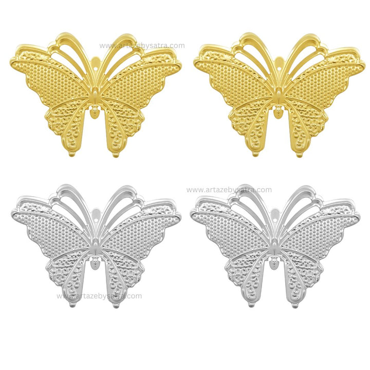 Butterfly Metal Art | Size : 50mm | 20pcs | F-6-12 | MA06