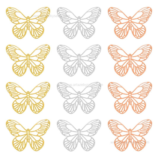 Butterfly Brass Etching | Size : 30,40mm | BF157