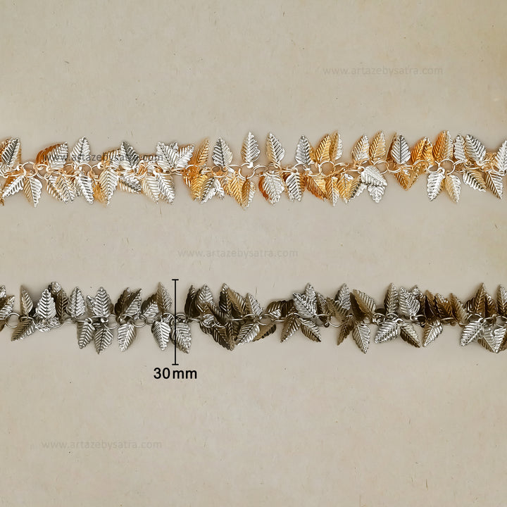 Leaf Shape Iron Chain | Qty : 1mtr | IC33