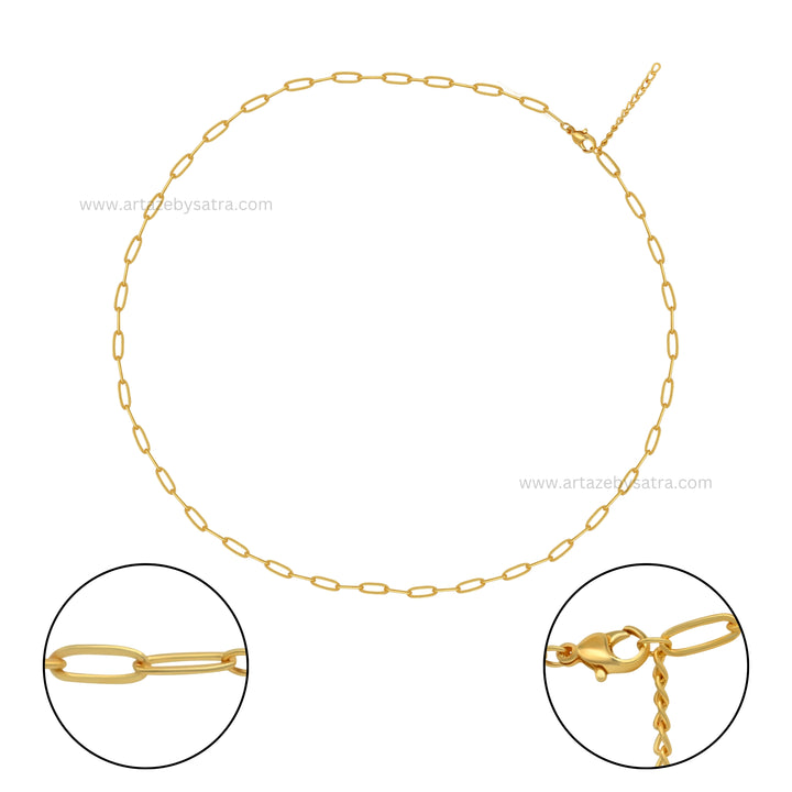 Iron Chains (Indian Polish) | Size : 20inch | Qty : 5pcs | RC07