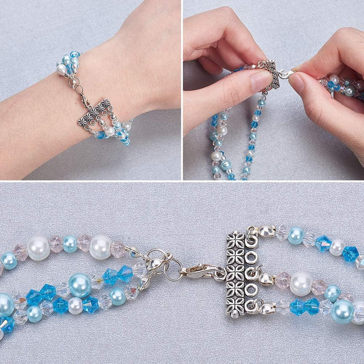 Multi-Strand Connector Charms for Jewelry Making  | Qty : 100g | BF55