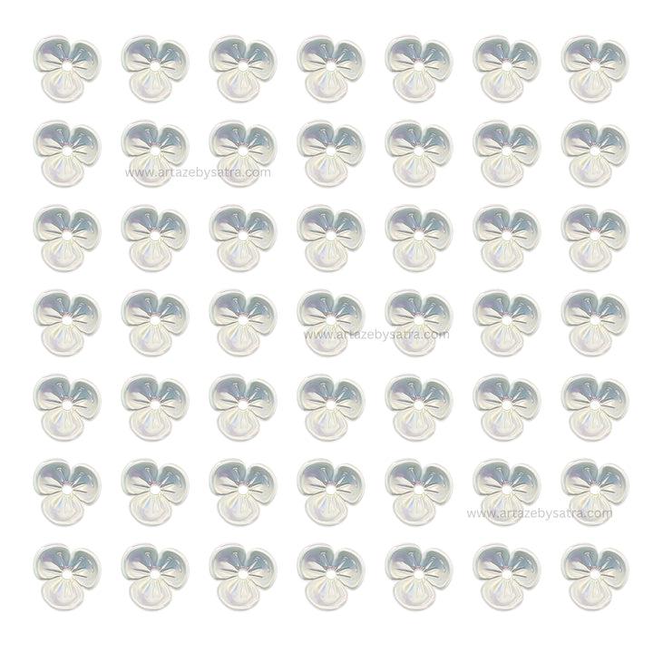 Flower Hair Accessories | Size : 9mm | 50pcs