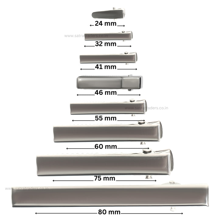 Nickle Color Hair Clips | HA03