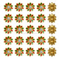 Connector Meenakari Kundan Beads | Size : 16mm | Qty : 12pcs | MKB17