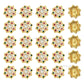 Connector Meenakari Kundan Beads | Size : 13mm | Qty : 12pcs | MKB16