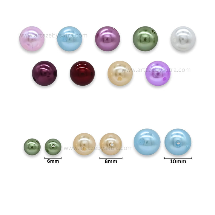 Glossy High Quality Plastic Pearl Beads