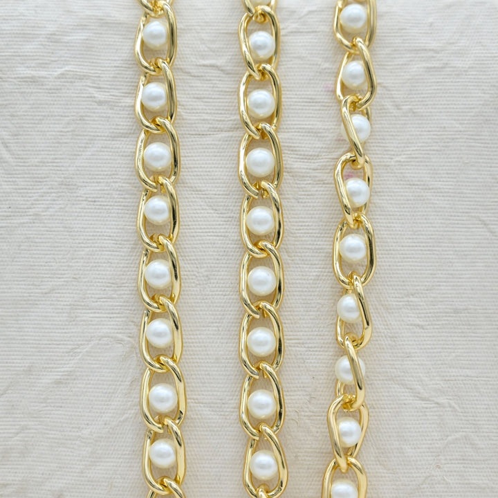 Aluminium Chain | Size : W-12mm H-20mm | Qty : 1mtr | JT-9-35-8