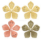 1 Hole Metal Art Flower | Size : 23mm | Qty : 50pcs | MA212