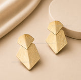 Geometric Brushed Statement Buckle | Qty : 2pcs