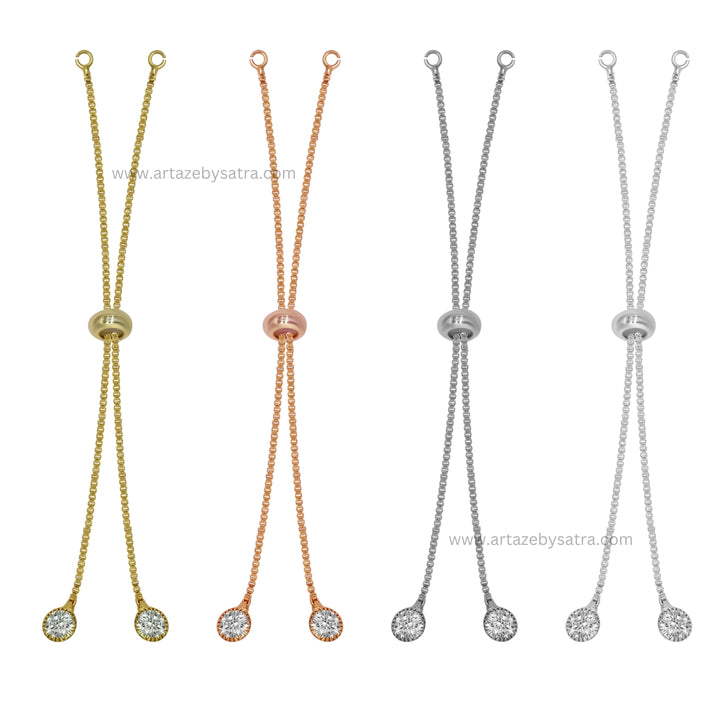 Bracelet Adjustable Slider | Size : 4inch | Qty : 10pcs | B02