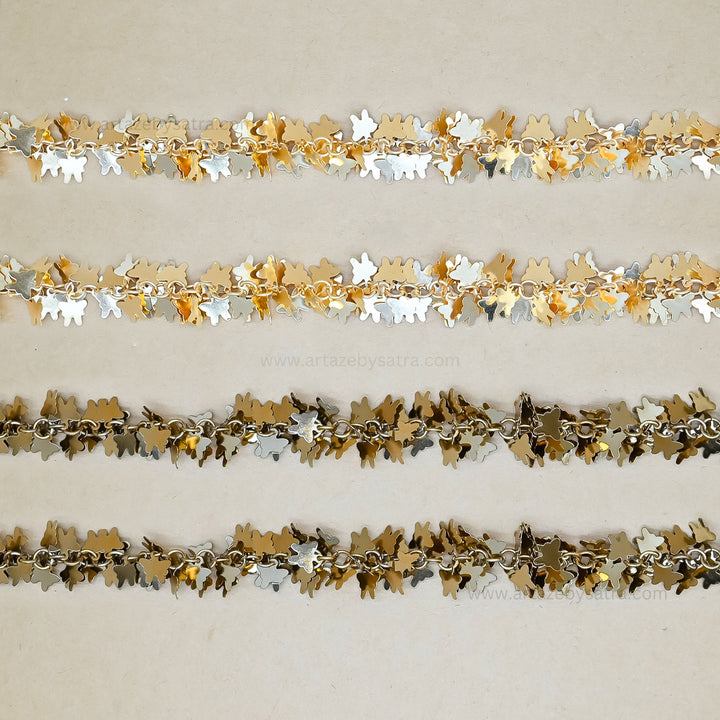 Butterfly Shape Iron Chain | Size : 20mm | Qty : 1mtr | IC16