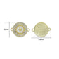Stone Studded Evil Eye Rakhi Connector | Size : 18mm | Qty : 10pcs | CHE162