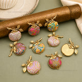 Vintage Fabric Apple Brooch/Pendant | Size : 45mm | Qty : 1pcs | CHE172