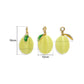 Star Fruit Charm Pendant | Size : 19mm | Qty : 1pc | CHE192